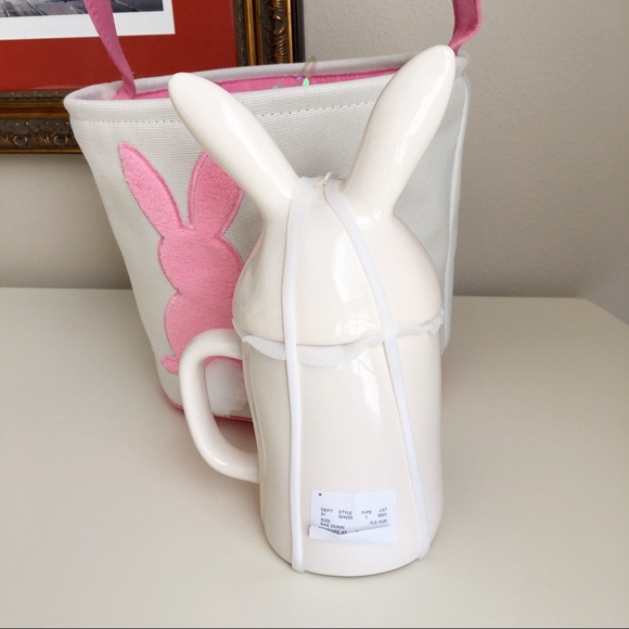 NWT {Rae Dunn} HUNNY BUNNY Mug Lid Topper Ears - Picture 5 of 5